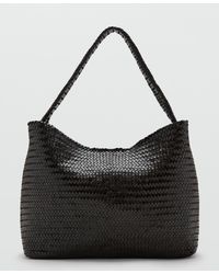 Mango - Braided Bucket Bag - Lyst