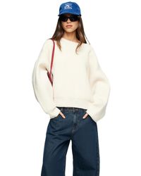 Lioness - Dolce Knit Crew Neck Oversized Sweater - Lyst
