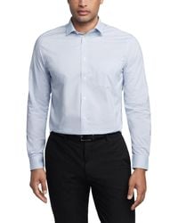 Van Heusen - Regular Fit Ultra Wrinkle Free Flex Collar Dress Shirt - Lyst