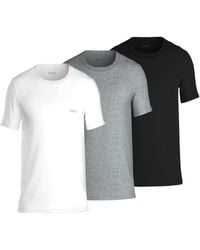 BOSS - Boss By 3-pack Classic Solid Color Crewneck T-shirts - Lyst