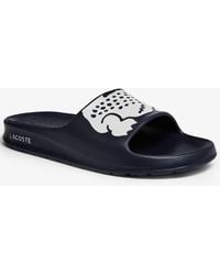 Lacoste - Croco 2.0 Slide Sandals - Lyst