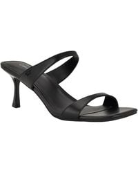 Calvin Klein - Danetta Square Toe Slip-on Dress Sandals - Lyst