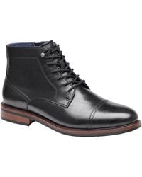 Johnston & Murphy - Daylen Cap-toe Dress Boots - Lyst