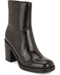 Nine West - Boston Block Heel Zipper Dress Booties - Lyst