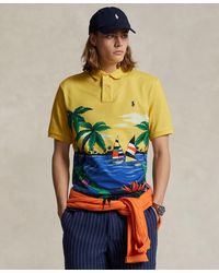 Polo Ralph Lauren - Classic-fit Tropical Mesh Polo Shirt - Lyst