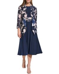 Jessica Howard - 2-pc. Floral-print Jacket & Dress Set - Lyst