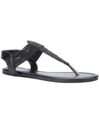 New York & Company - Freya T-strap Gladiator Ankle Strap Sandals - Lyst
