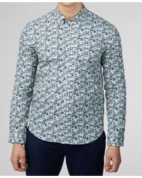 Ben Sherman - Multicolor Floral Print Long Sleeve Shirt - Lyst