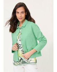 Olsen - Mixed Media Jacket - Lyst
