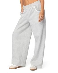 Edikted - Ashtin Ruffle Trim Sweatpants - Lyst
