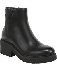 Naturalizer - Janet Round Toe Zipper Booties - Lyst