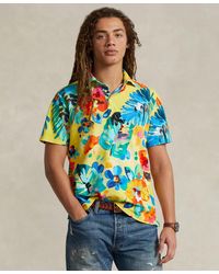 Polo Ralph Lauren - Classic-fit Floral Mesh Polo Shirt - Lyst