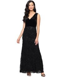 Alex Evenings - Sleeveless V-neck Dress - Lyst