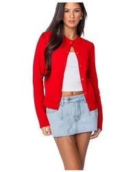 Edikted - Hollie Button Up Cardigan - Lyst
