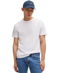 BOSS - Boss By Slub Cotton Regular-fit T-shirt - Lyst