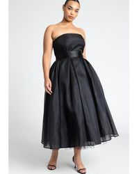 Eloquii - Plus Size Strapless Crinoline Dress - Lyst