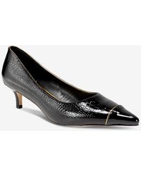 THINGS II COME - Jacey Luxurious Pointed-toe Kitten Heel Pumps - Lyst