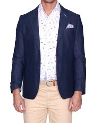 Tailorbyrd - Linen Cotton Solid Textured Sportcoat - Lyst