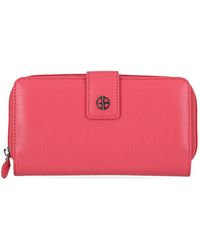 Giani Bernini Softy Leather All In One Wallet, Created For Macy's - Pink
