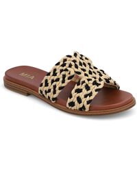 MIA - Poet Round Toe Flat Sandals - Lyst