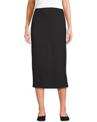 Lands' End - Starfish Side Zip Midi Skirt - Lyst