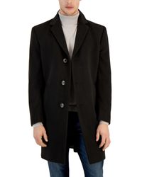 Nautica - Regular-fit Camber Wool-blend Overcoat - Lyst