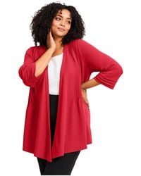 Avenue - Plus Size Cascade Jacket - Lyst