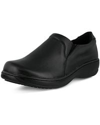 Spring Step - Professional Woolin Leather Slip-on Work Loafer - Lyst