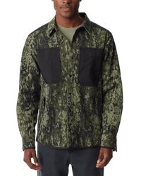 BASS OUTDOOR - Worker Standard-fit Stretch Camouflage Shirt Jacket - Lyst