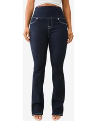 True Religion - Truly Snatched Becca Bootcut Pull On Jeans - Lyst