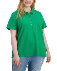 Tommy Hilfiger - Plus Size Short-sleeve Polo Shirt - Lyst