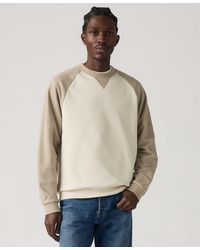 Levi's - Levi' Relaxed Fit Crewneck Long Sleeve Red Tab Logo Sweatshirt - Lyst