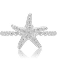 Roxy - Waterproof Yellow Star Fish Beads Ring - Lyst