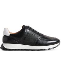Ted Baker - Frayne Leather And Suede Retro-style Sneaker - Lyst