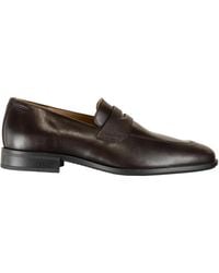 BOSS - Boss Colby Round Toe Loafers - Lyst