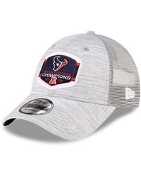 KTZ - Houston Texans 2023 Afc South Division Champions Locker Room Trophy Collection 9forty Trucker Adjustable Hat - Lyst