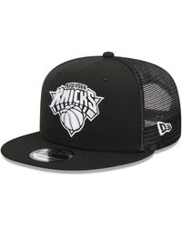 KTZ New York Knicks Shadow Floral 9fifty Snapback Cap in Black for Men