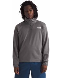 The North Face - Cedar Trail Grid Fleece Zip Sweatshirt - Lyst