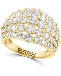 Effy - Lab-grown Diamond Round Ring (2-5/8 Ct. T.w. - Lyst