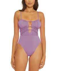 Becca - Color Code Cutout One-piece Swimsuit - Lyst