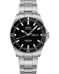MIDO - Swiss Automatic Ocean Star Captain V Stainless Steel Bracelet Watch 42.5mm - Lyst