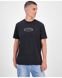 Guess - World Famous Short Sleeve Crewneck Logo Graphic T-shirt - Lyst