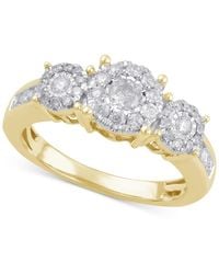 Macy's - Diamond Engagement Ring (3/4 Ct. T.w.) In 14k Gold Or White Gold - Lyst