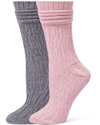 Hue - Bubble Cable Boot Sock 2 Socks - Lyst