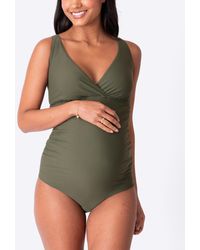 Seraphine - Tie Back Maternity Swimsuit - Lyst