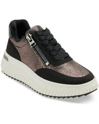 DKNY - Laurence Zip Sneakers - Lyst