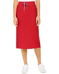 Tommy Hilfiger Synthetic Daisy Midi Skirt in Blue - Save 18% - Lyst