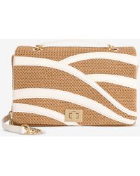 INC International Concepts - Ajae Straw Overlay Shoulder Bag - Lyst