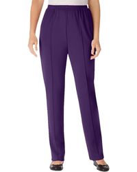 Woman Within - Within The Hassle-free Elastic-waist Soft Knit Pant - Lyst