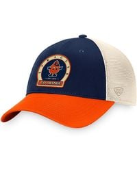 Top Of The World - Syracuse Orange Refined Trucker Adjustable Hat - Lyst
